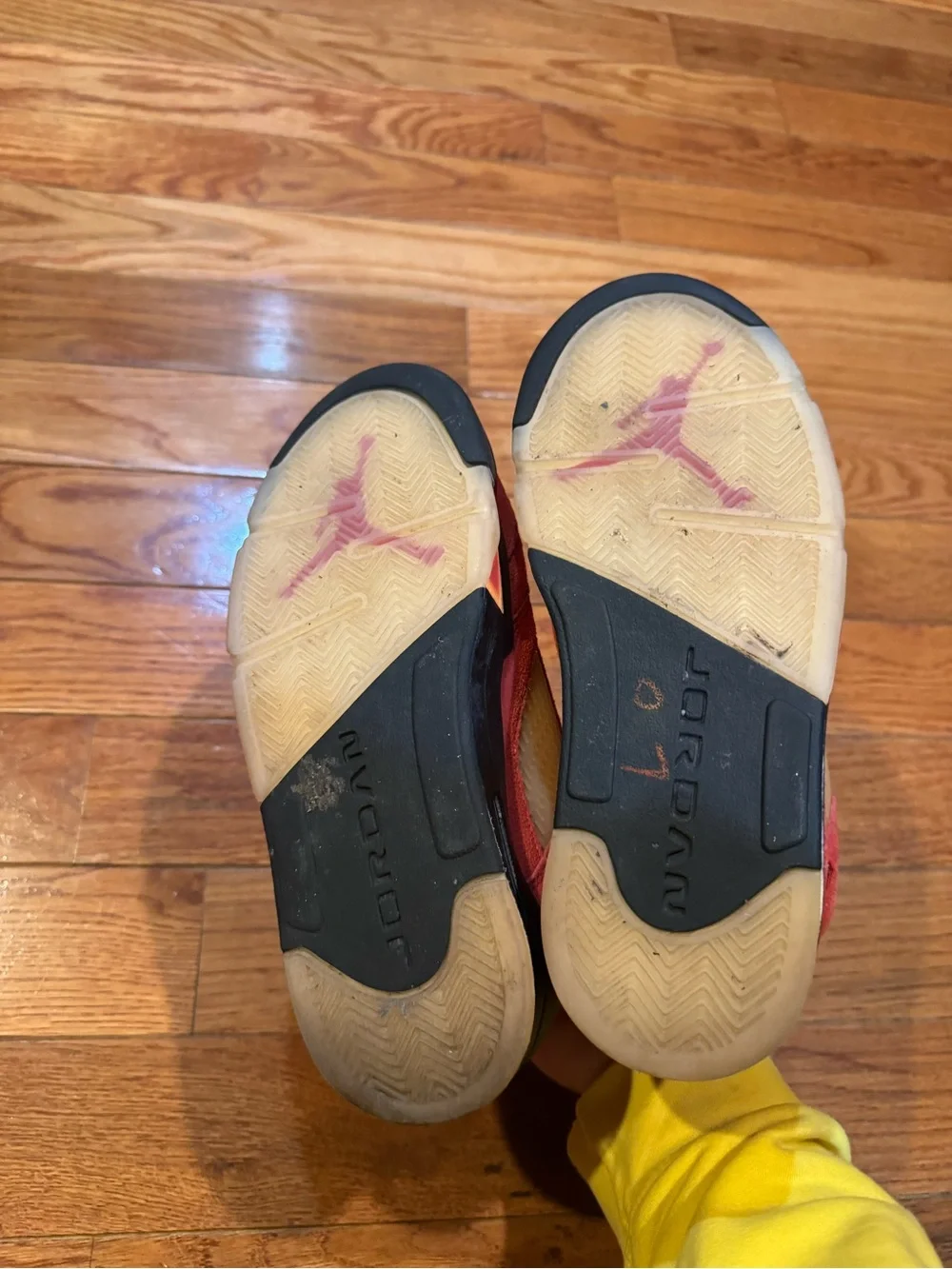 Nike Air Jordan 5 Dunk On Mars Orange Blaze Sneakers Women’s 8.5